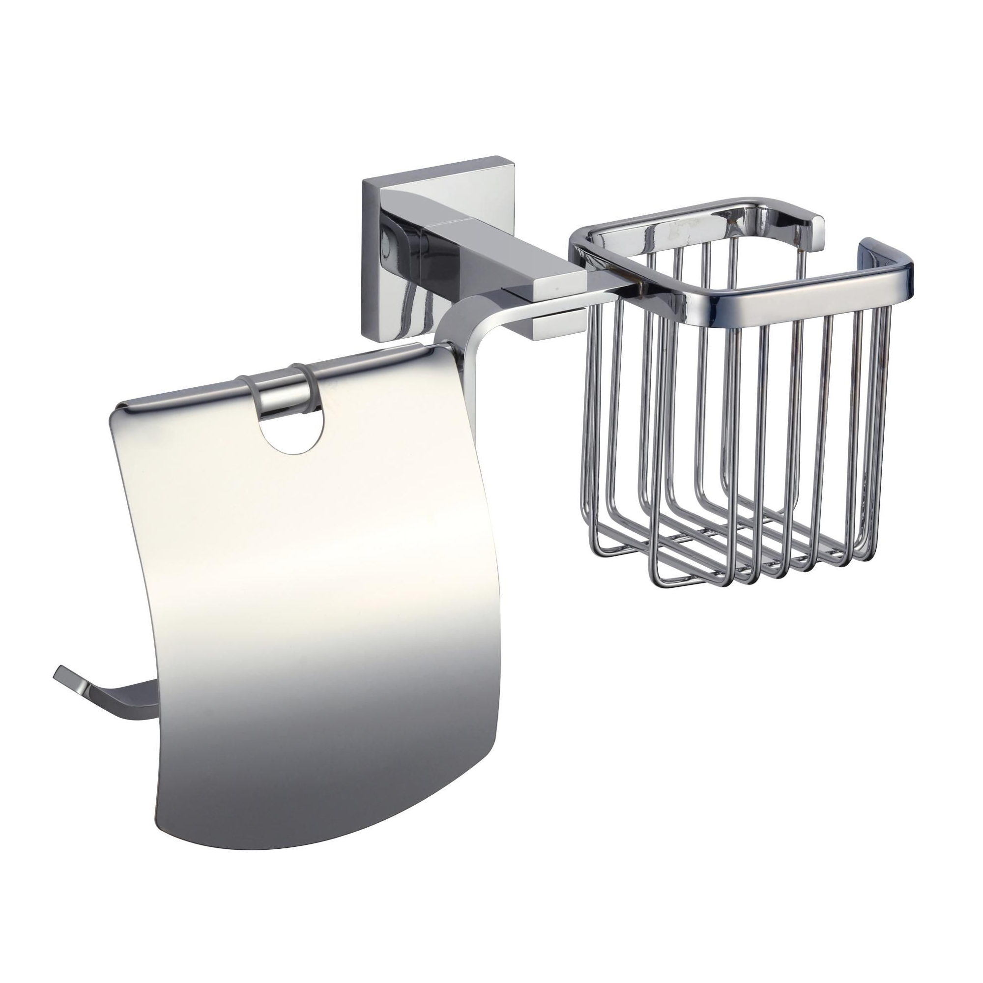 Держатель для туалетной бумаги и освежителя Savol S-L06551A, хром