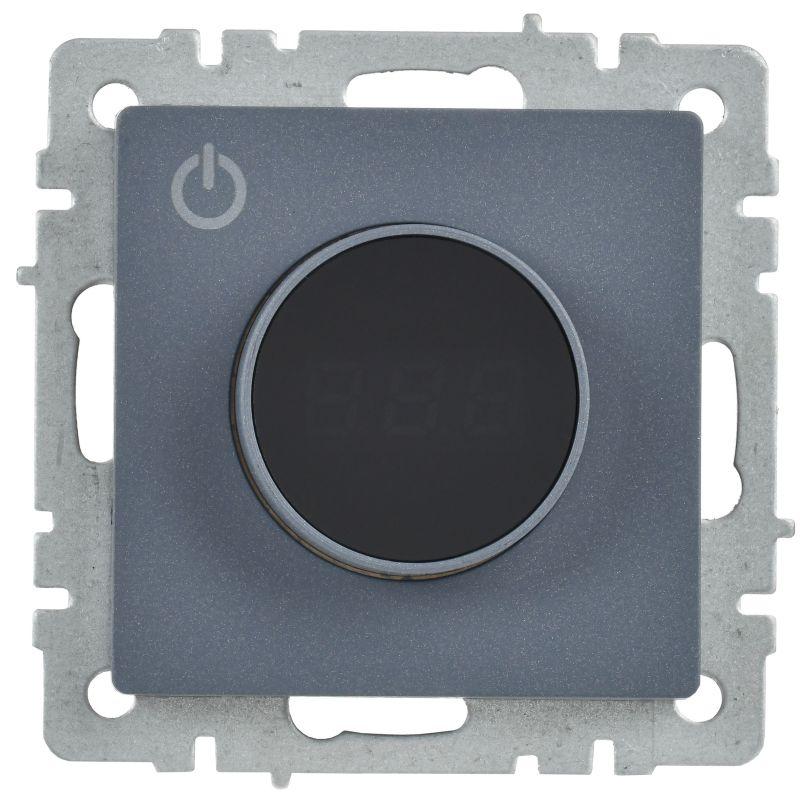 Термостат электронный с индик. BRITE СП IP20 ТС10-1-БрМ механизм маренго IEK BR-RT11-K35