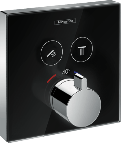 Термостат Hansgrohe ShowerSelect Glass 15738600 для душа
