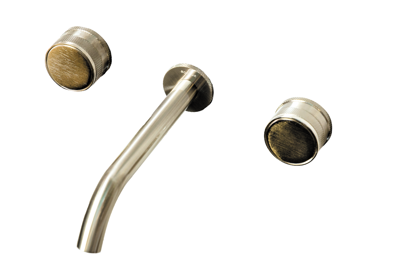 Смеситель из стены PRESTIGE на 3 отв. NICKEL BRUSH