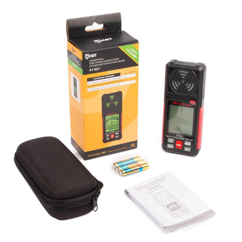 Измеритель электромагнитного поля и радиочастотного излучения КТ 627 ECOLINE КВТ 90384