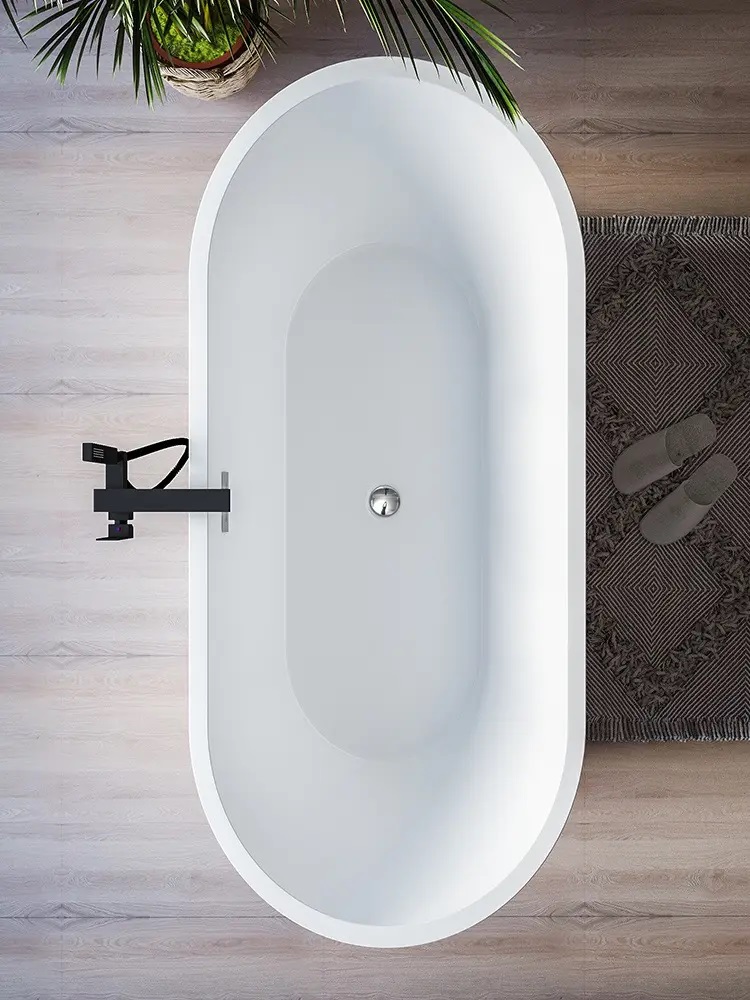 Ванна RESIA160 акриловая отдельностоящая Ceruttispa (1600x750x560)