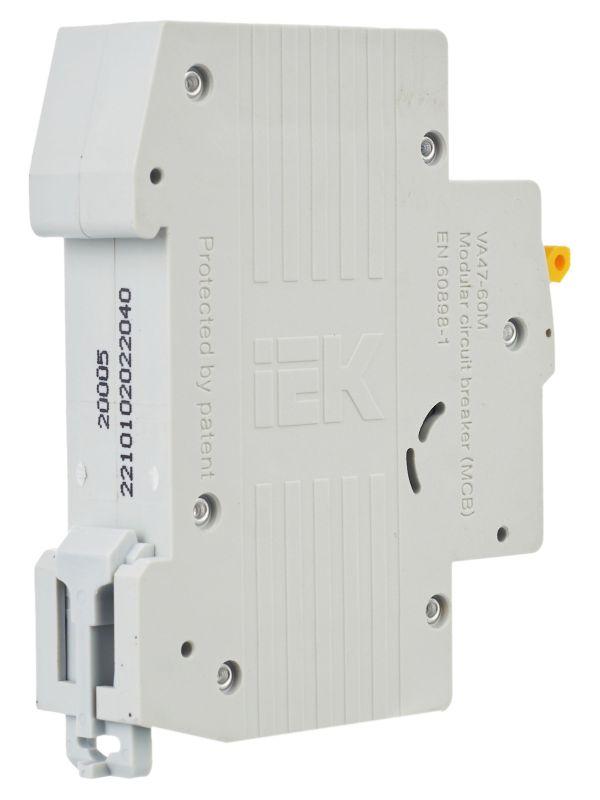 Выключатель автоматический модульный 1п C 40А 6кА ВА47-60M KARAT IEK MVA31-1-040-C