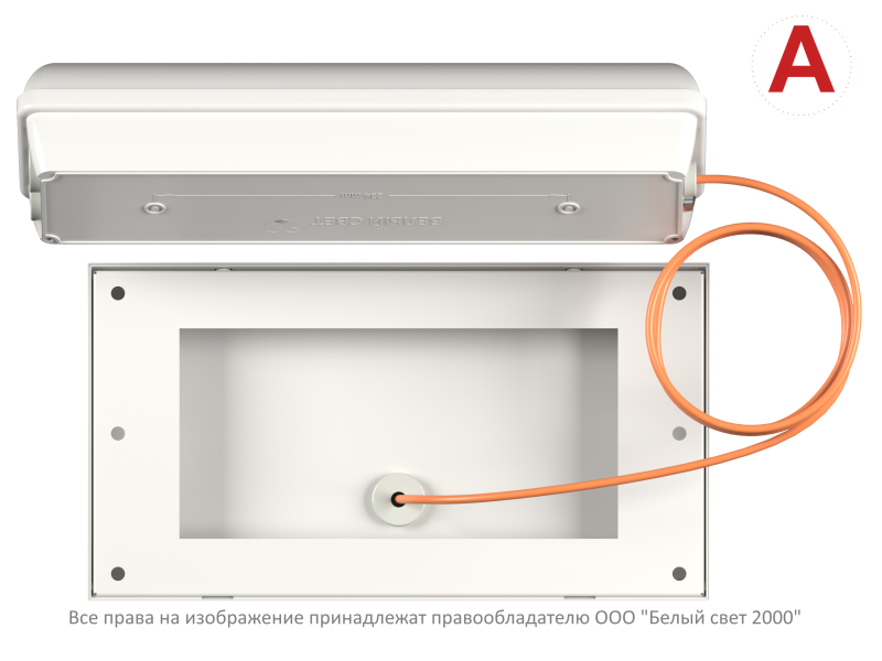 Светильник аварийный BS-CUSTOS-51-L2-STABILAR3-AUTOTEST V01 4000К White Белый свет a32382