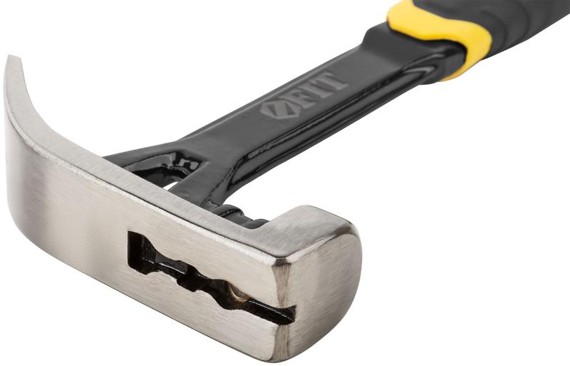 Молоток-гвоздодер Профи 450г цельнометал. FIT 44796