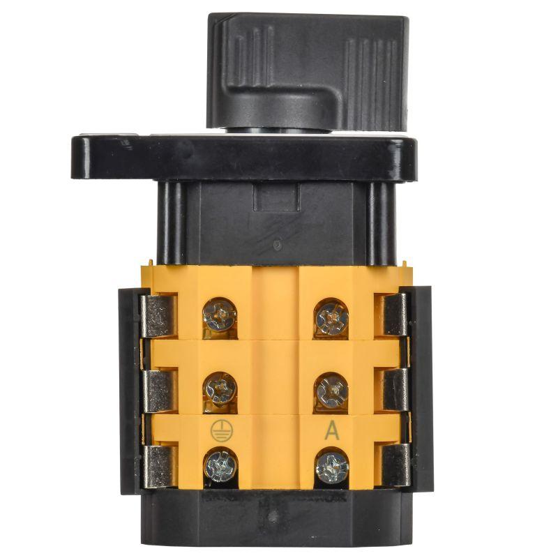 Переключатель кулачковый 10А (сх. 98) стандартная черн. рукоятка MASTER IEK MI-CS10-010-098-K02