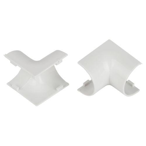 Угол для кабель-канала полукруглого внутр. 20х12мм IC-KK-20-12-FW бел. (уп.2шт) Эра Б0064975