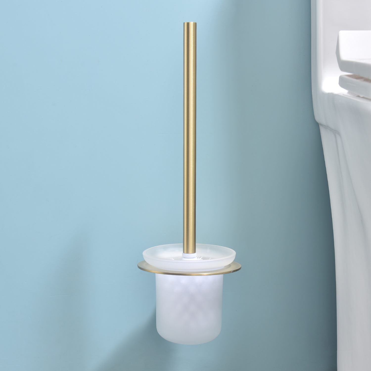 Ершик настенный Raglo R300.10.03, золотой сатин