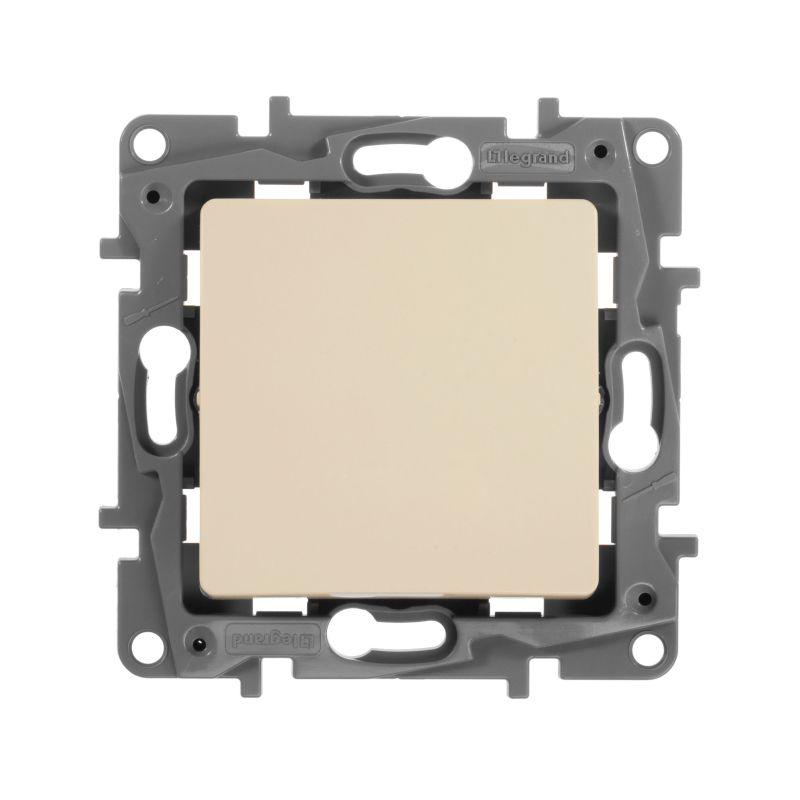 Переключатель 1-кл. СП Etika 10А IP20 250В 10AX безвинтов. зажимы механизм сл. кость IEK 672305