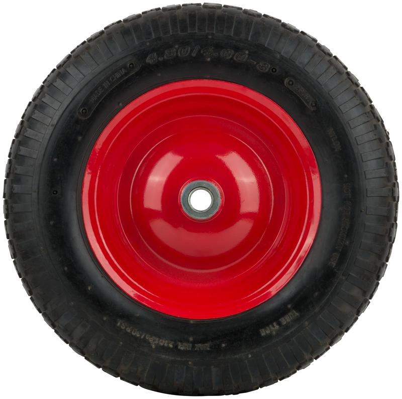 Колесо запасное 400х90х230мм для тачки 77557 (4.80дюйм/4.00дюйм-8дюйм) (посадка ширина 90мм диаметр 20мм ) FIT 77567