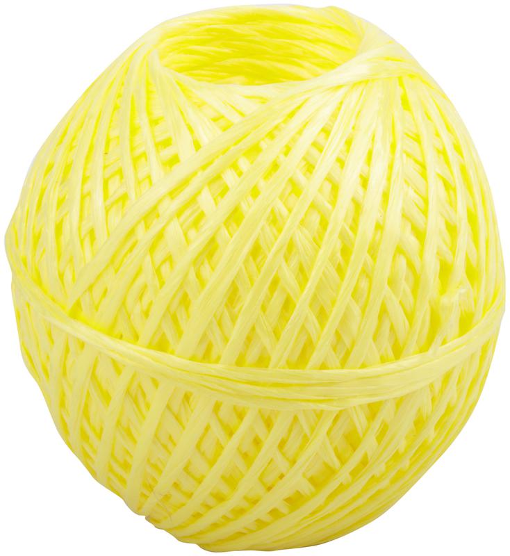 Шпагат полипропиленовый 1000 текс 100м желт. КУРС 68172