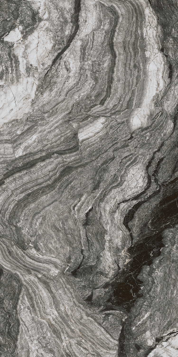 Керамогранит Ониче белый чёрный 119,5х238,5, SG595902R