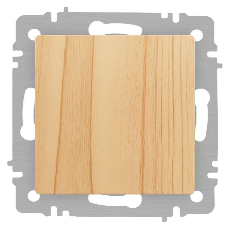 Кнопка Accent 6-109-11 10А-250В IP20 СУ сосна Intro Б0063626