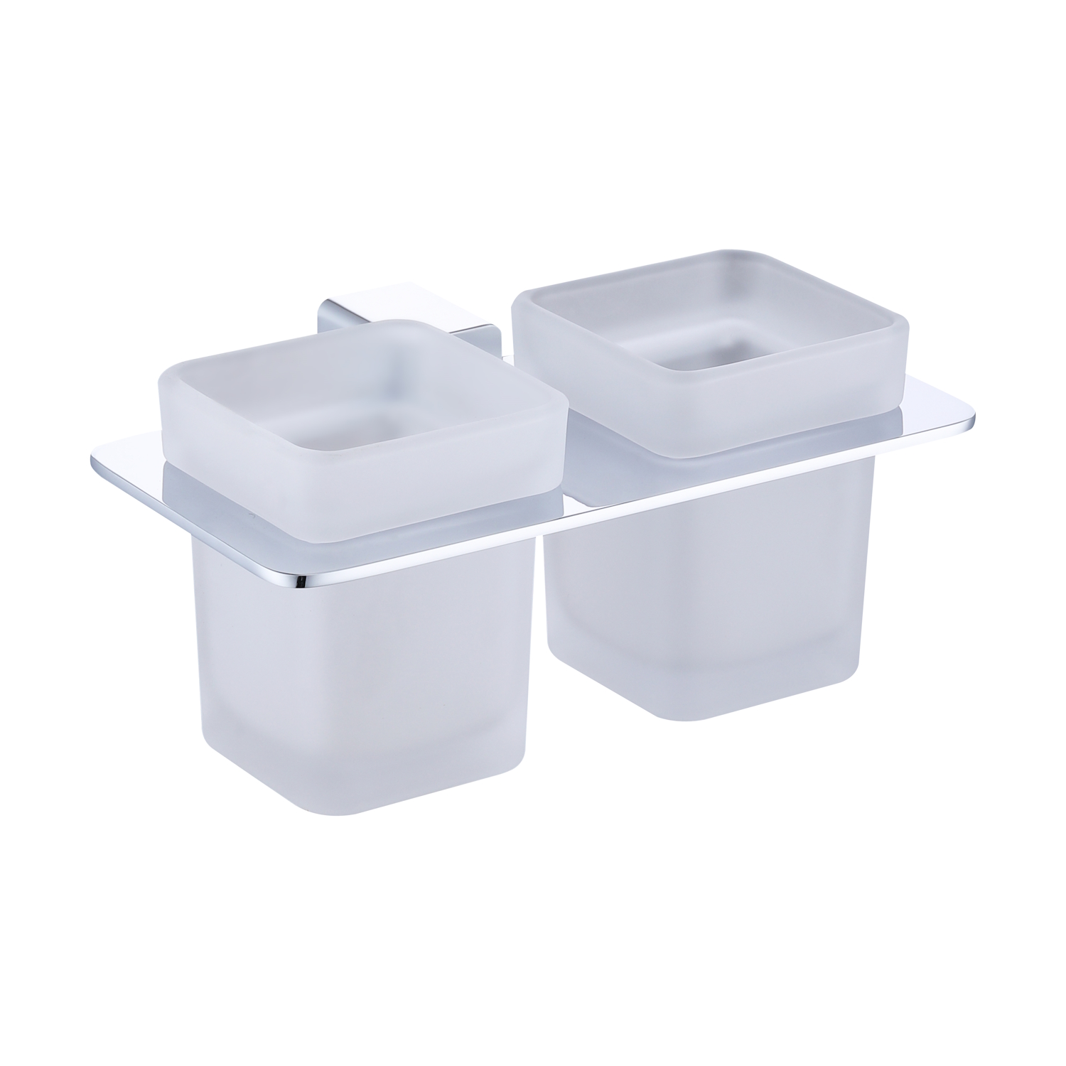 Стакан для ванной комнаты двойной Raglo R301.08, хром