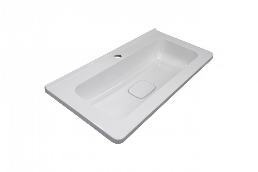 Тумба напольная "Бергамо мини 80" (2 ящ.) Люкс антискрейтч серый, PLUS