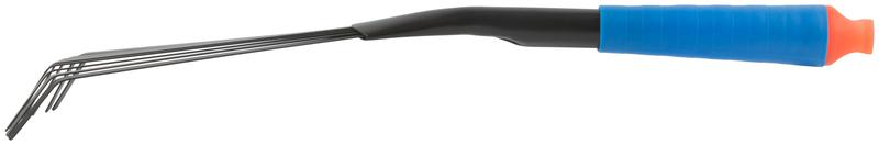 Грабельки веерные син. пластиковая ручка 415мм FIT 77060