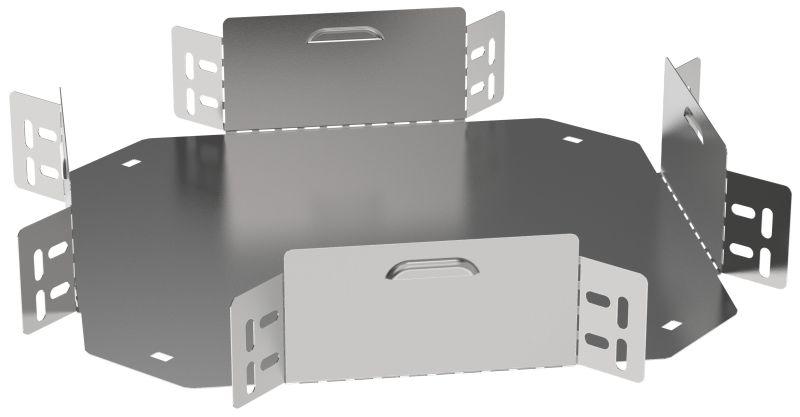 Ответвитель для лотка 80х150 0.6мм ESCA 3 IEK ES3-KR-080-150-06