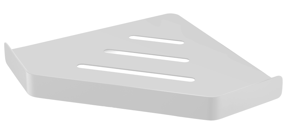 Угловая полка NEW VENTURO matt white