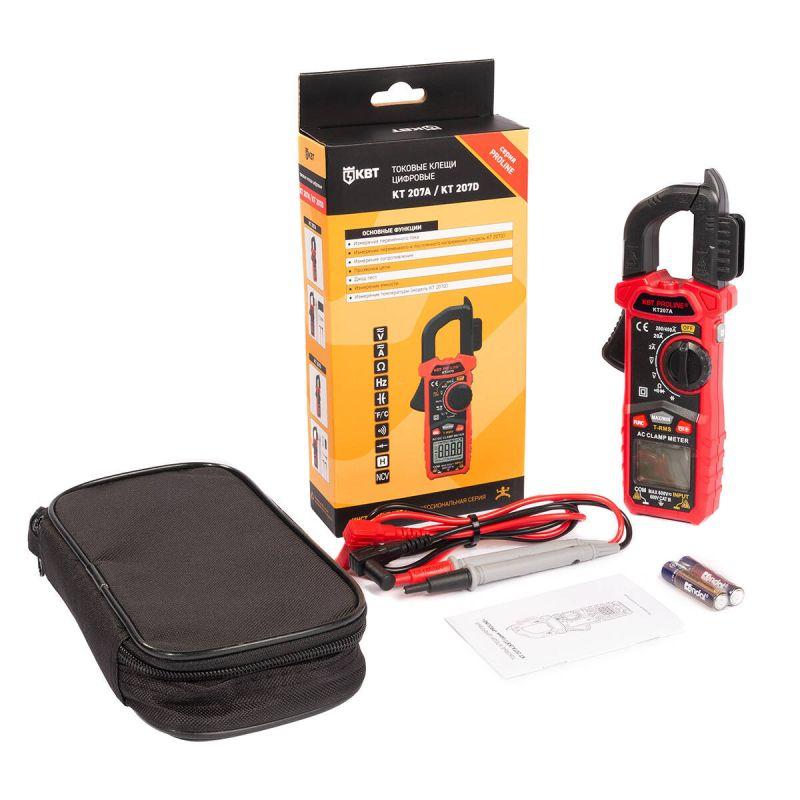 Клещи токовые цифровые KT 207А PROLINE КВТ 91919