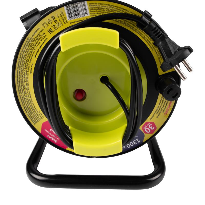 Удлинитель на катушке 1х30м CR-01-3000 ФАZА 5063761