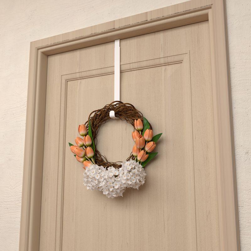 Держатель для венка на межкомнатную дверь регулир. бел. Rexant 38-0721