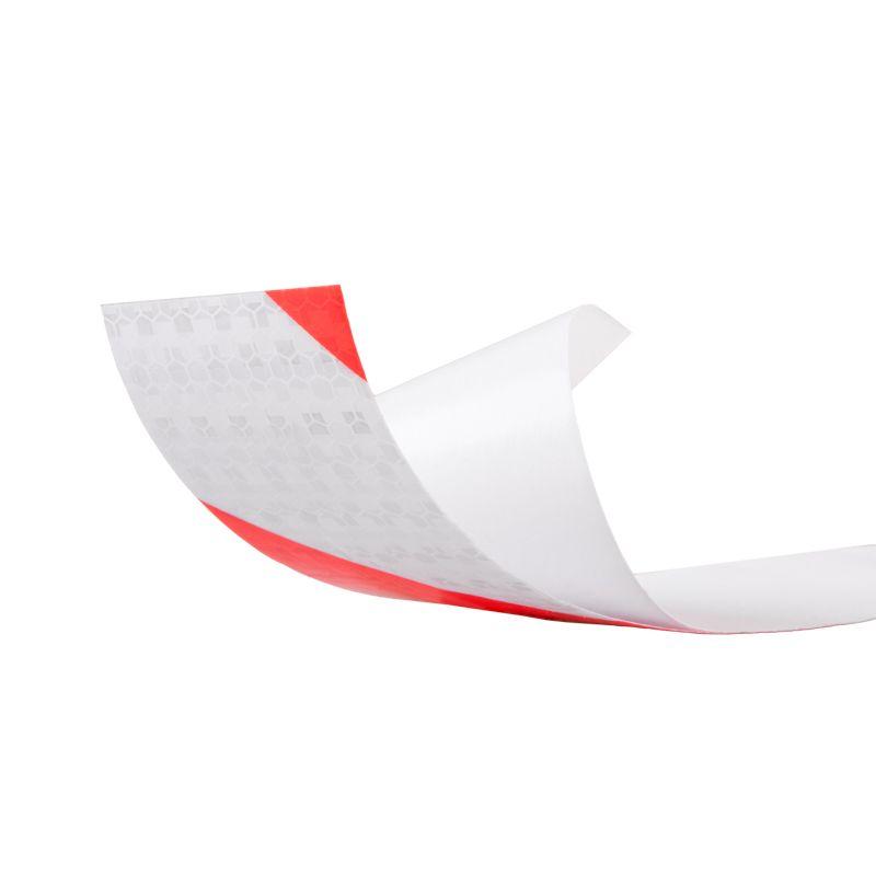 Лента светоотражающая самоклеящаяся 50ммх10м красн.-бел. Rexant 09-4331