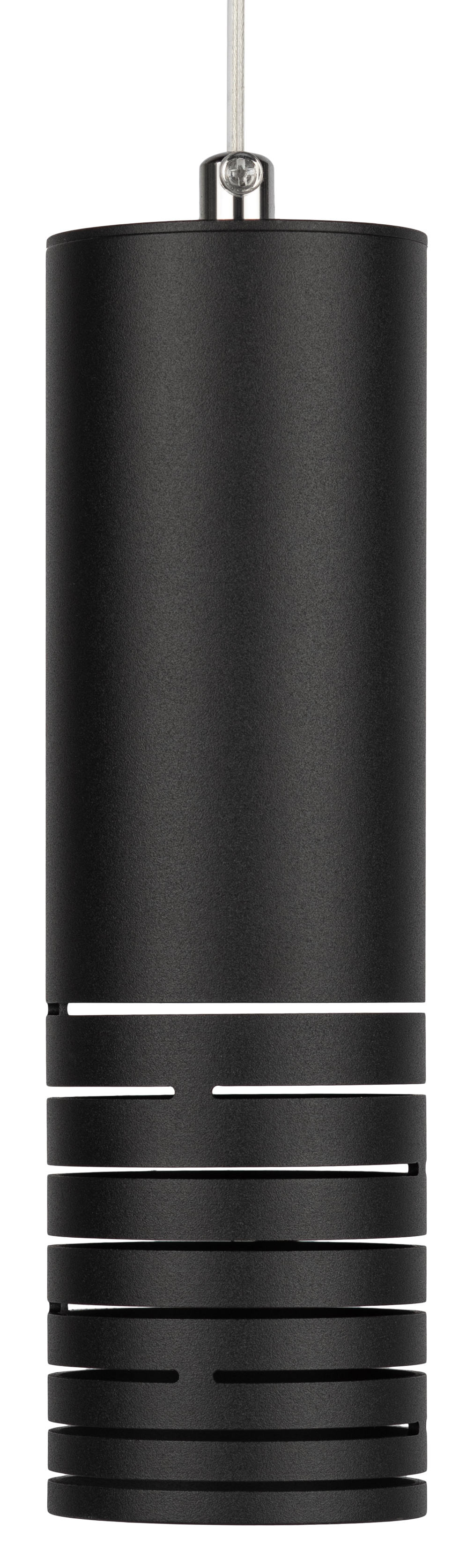 Светильник подвесной (подвес) PL22 BK MR16 GU10 потолочный цилиндр черный