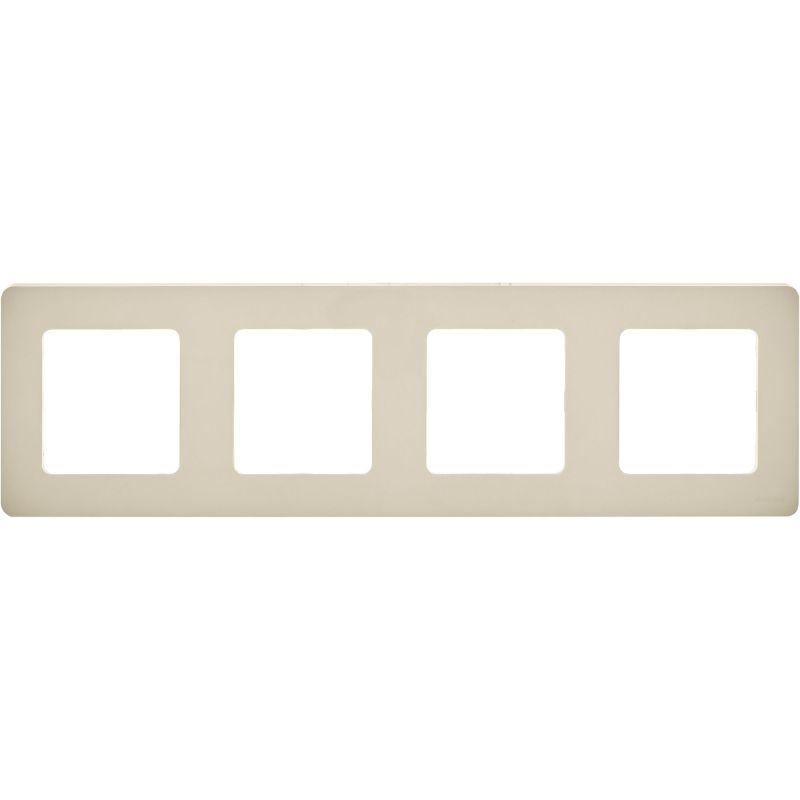 Рамка 4-м Inspiria сл. кость IEK 673961