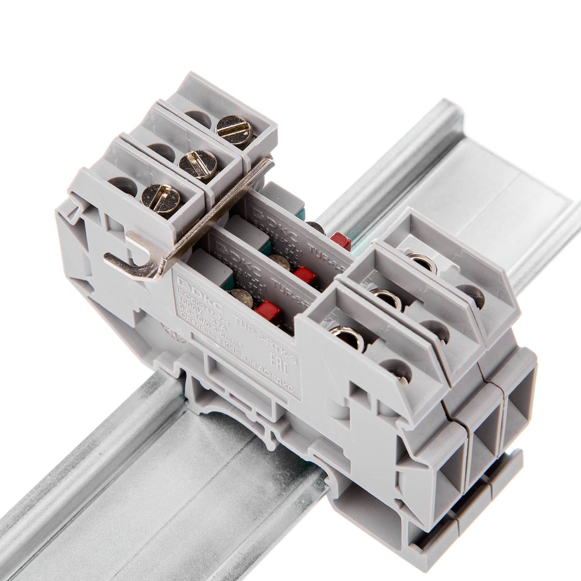 Перемычка стационарная винтовая для клеммы TUR-6-RTK-S, 4-х полюсная