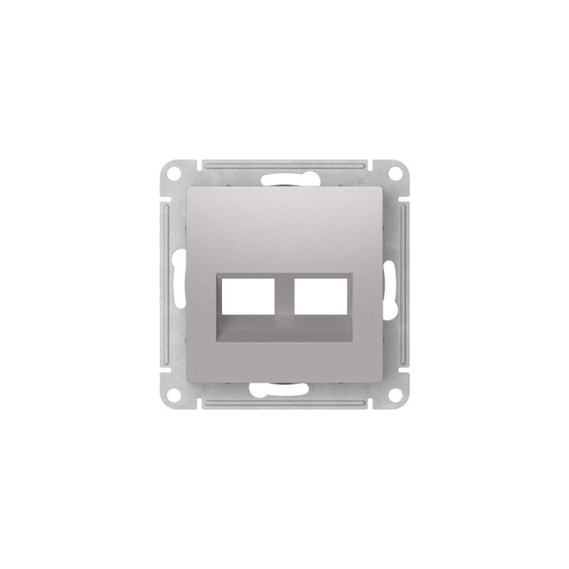 Накладка двойная AtlasDesign для информационных функций типа Keystone алюм. SE ATN000390