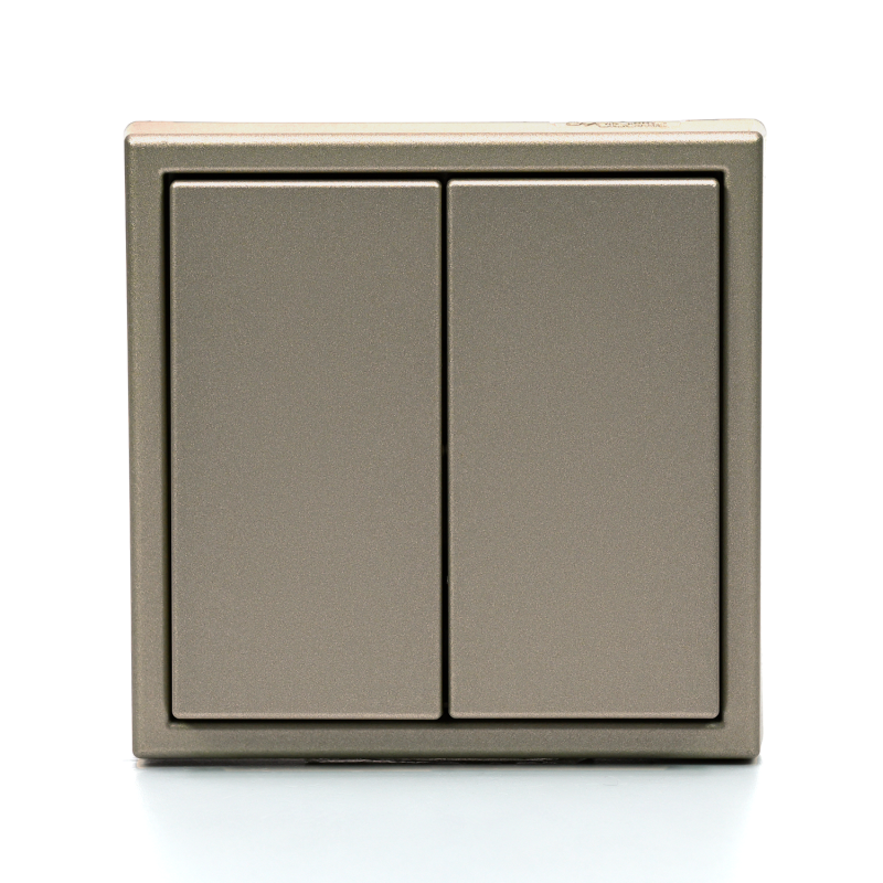 Выключатель 2-кл. ArtGallery (сх. 5) 10AX механизм шампань SE GAL000551