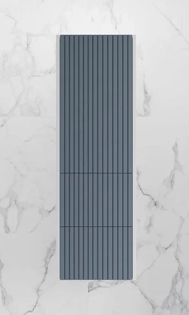 Пенал «Стокгольм» 36 см подвесной 2 ящика графит софт