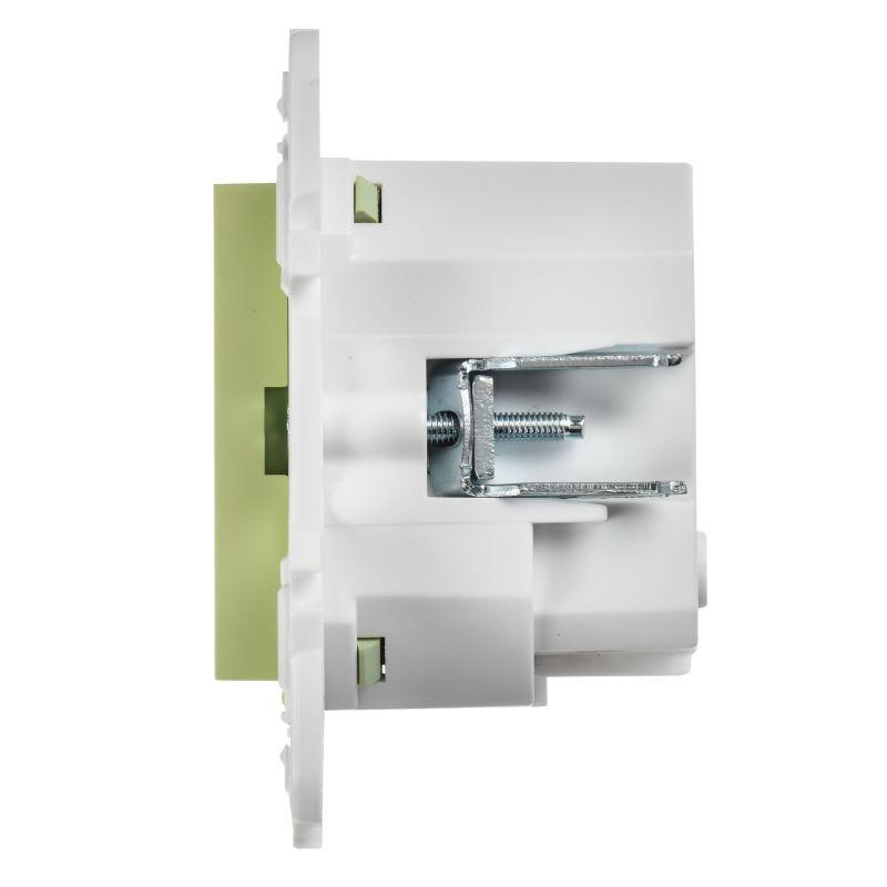 Розетка SKANDY 18Вт 16А с заземл. защ. шторки с USB C SK-R17G мятный IEK SK-R14-16-U14-018-K06