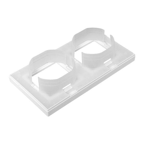 Рамка 2-м Эпика IP44 пластик бел. EKF UP1-FPW-02-44