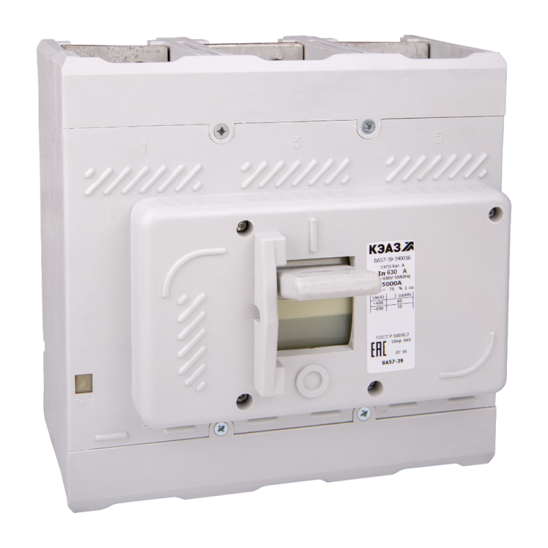 Выключатель автоматический ВА57-39-340016 630А 6300 690AC УХЛ3 КЭАЗ 379315