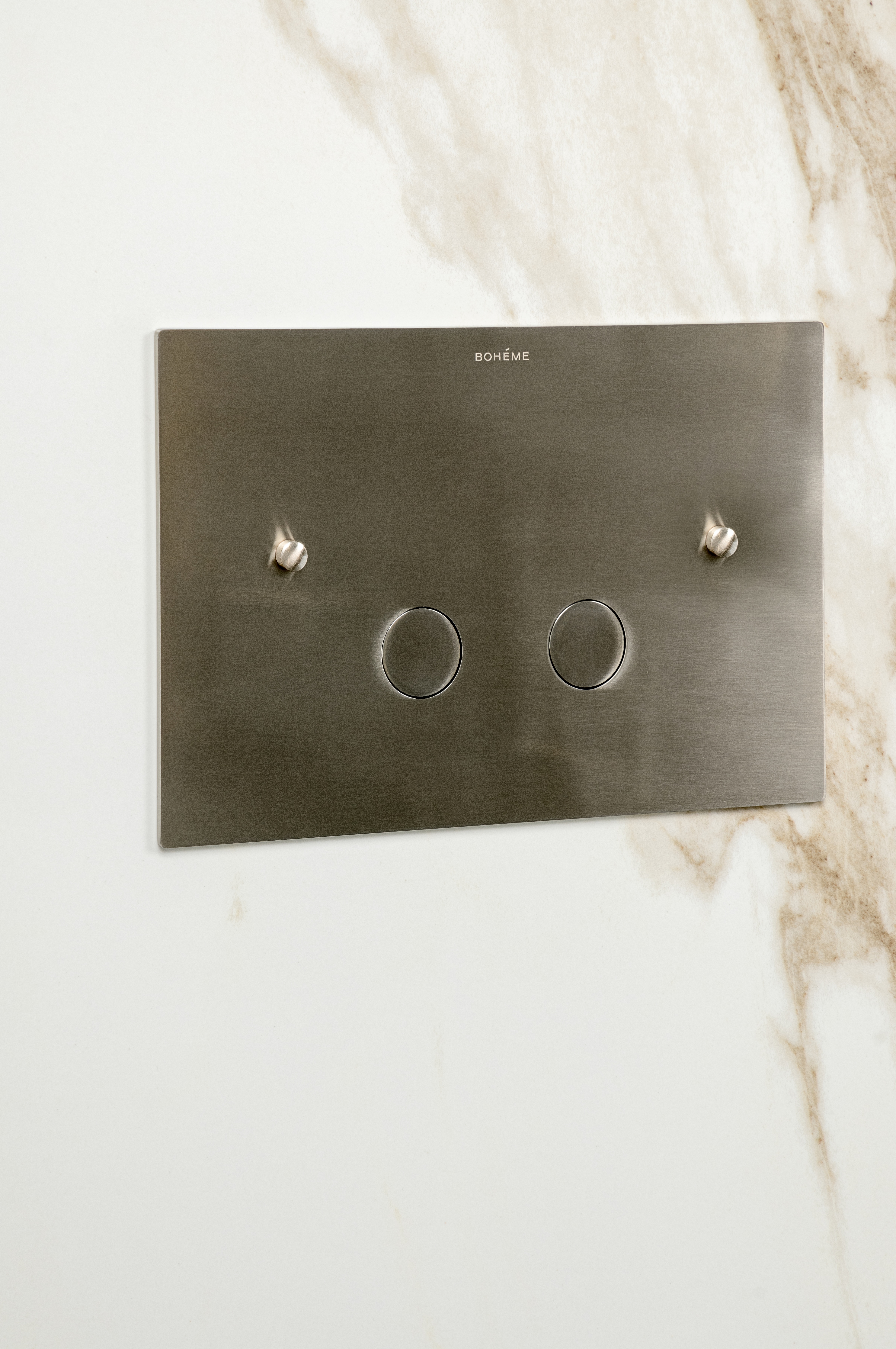 Кнопка для инсталляции латунь CHROME ультраплоская