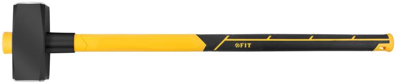 Кувалда кованая 900мм 8кг фибергласовая обратная усилен. ручка FIT 45254