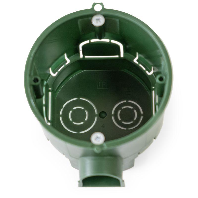 Коробка установочная 68х60 углубленная безгалогенная (HF) с саморезами Промрукав 80-0550См