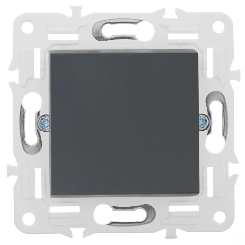 Выключатель перекрестный 1-кл. SKANDY 10А SK-V03T титан IEK SK-V13-0-10-K48