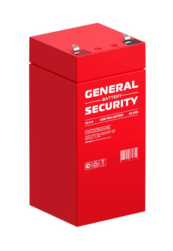 Аккумулятор 4В 4А.ч General Security GS4-4