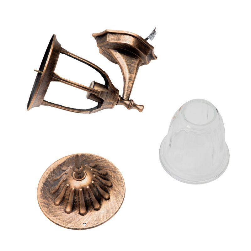 Светильник 4502 (НБУ 60Вт) 60Вт E27 IP43 улично-садовый бронза Camelion 10530