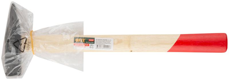 Молоток кованый 200г деревянная ручка FIT 44202