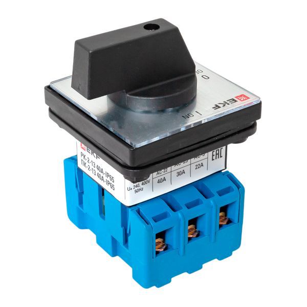 Переключатель кулачковый ПК-2-13 3п 40А "ВКЛ-ВЫКЛ" IP65 EKF pk-2-13-40-65