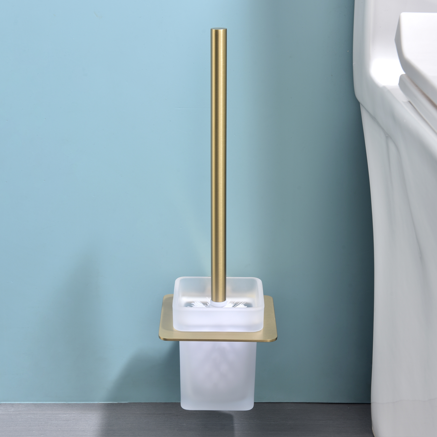 Ершик настенный Raglo R301.10.03, золотой сатин