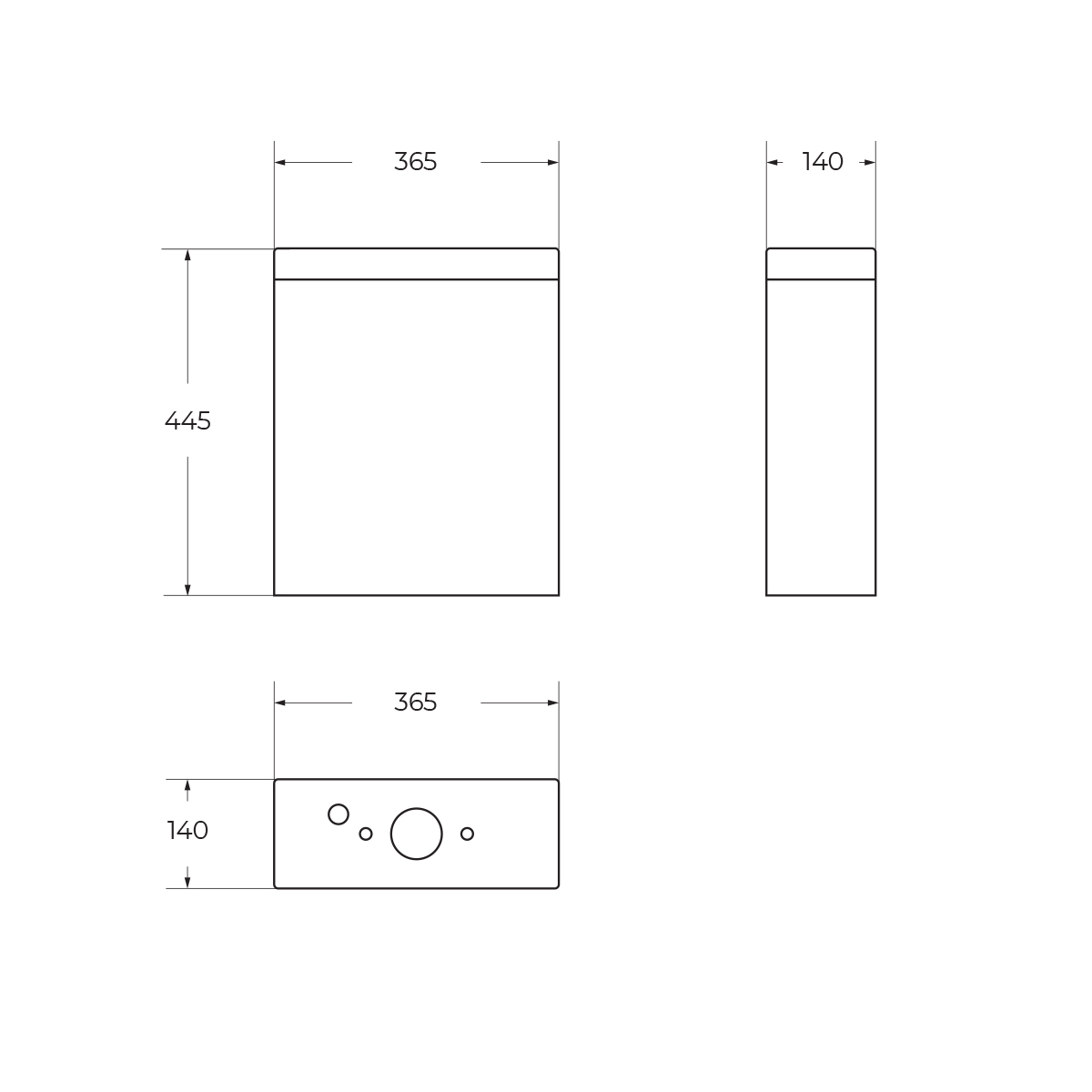 Бачок BelBagno ACQUA BB340T