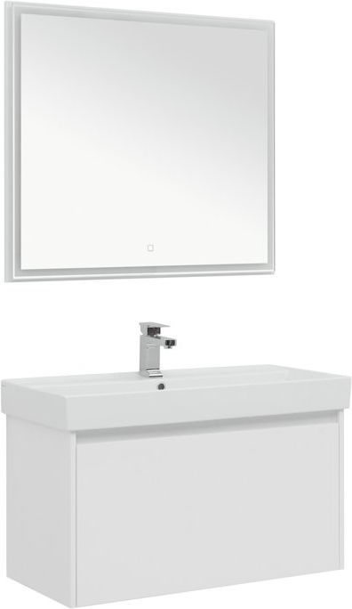Комплект мебели Aquanet Nova Lite 90 белый (1 ящик)