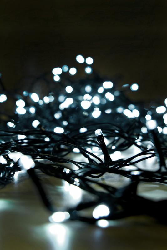 Гирлянда "Нить" LD100C-GW 100LED бел. 10м 8 режимов IP44 SHLights 4690601052902