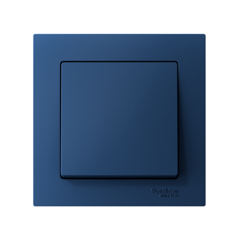 Выключатель 1-кл. AtlasDesign (сх. 1) 10AX быстрозажим. клем. в сборе аквамарин SE ATN001112S