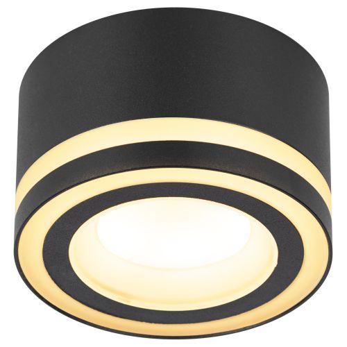 Светильник OL51 BK GX53 IP20 настенно-потолочный спот черн. Эра Б0059805