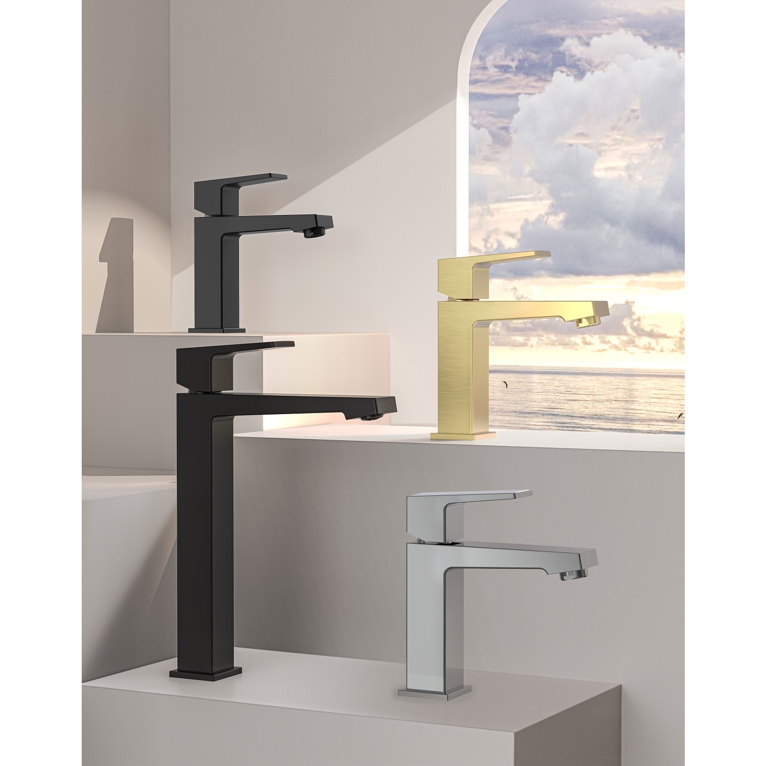 Смеситель для раковины Splenka S01.10.06, черный